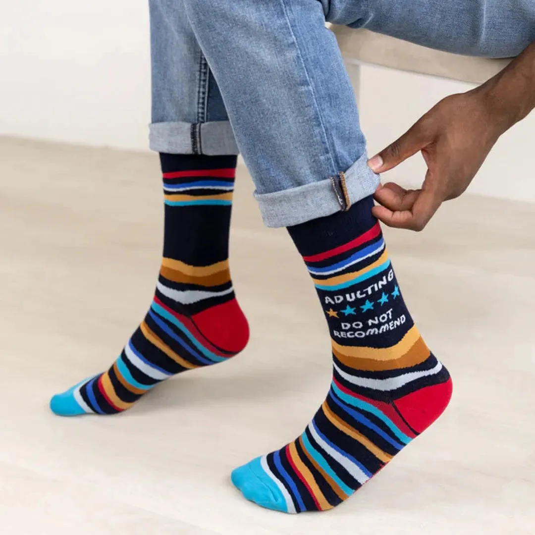 Adulting Mens Socks