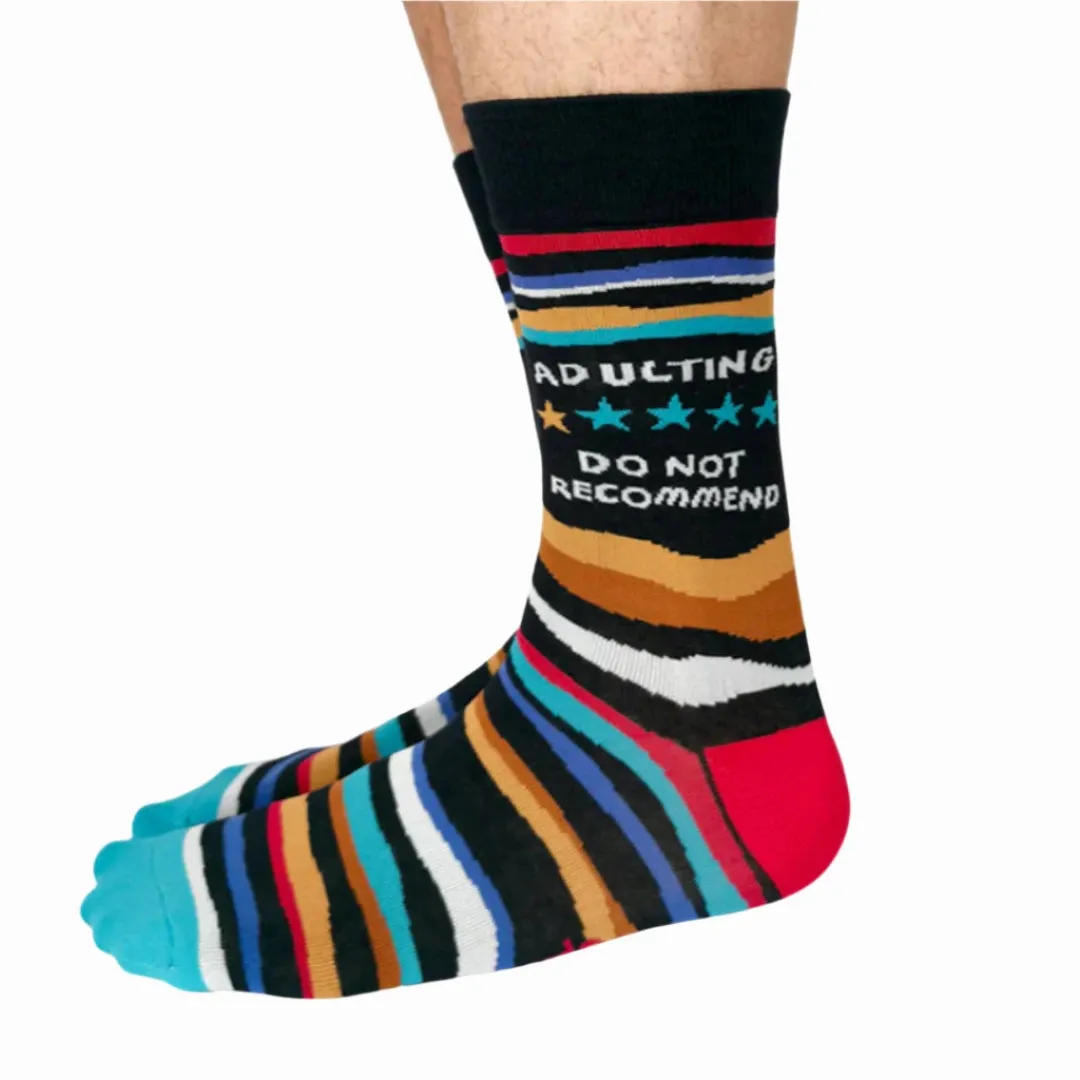 Adulting Mens Socks