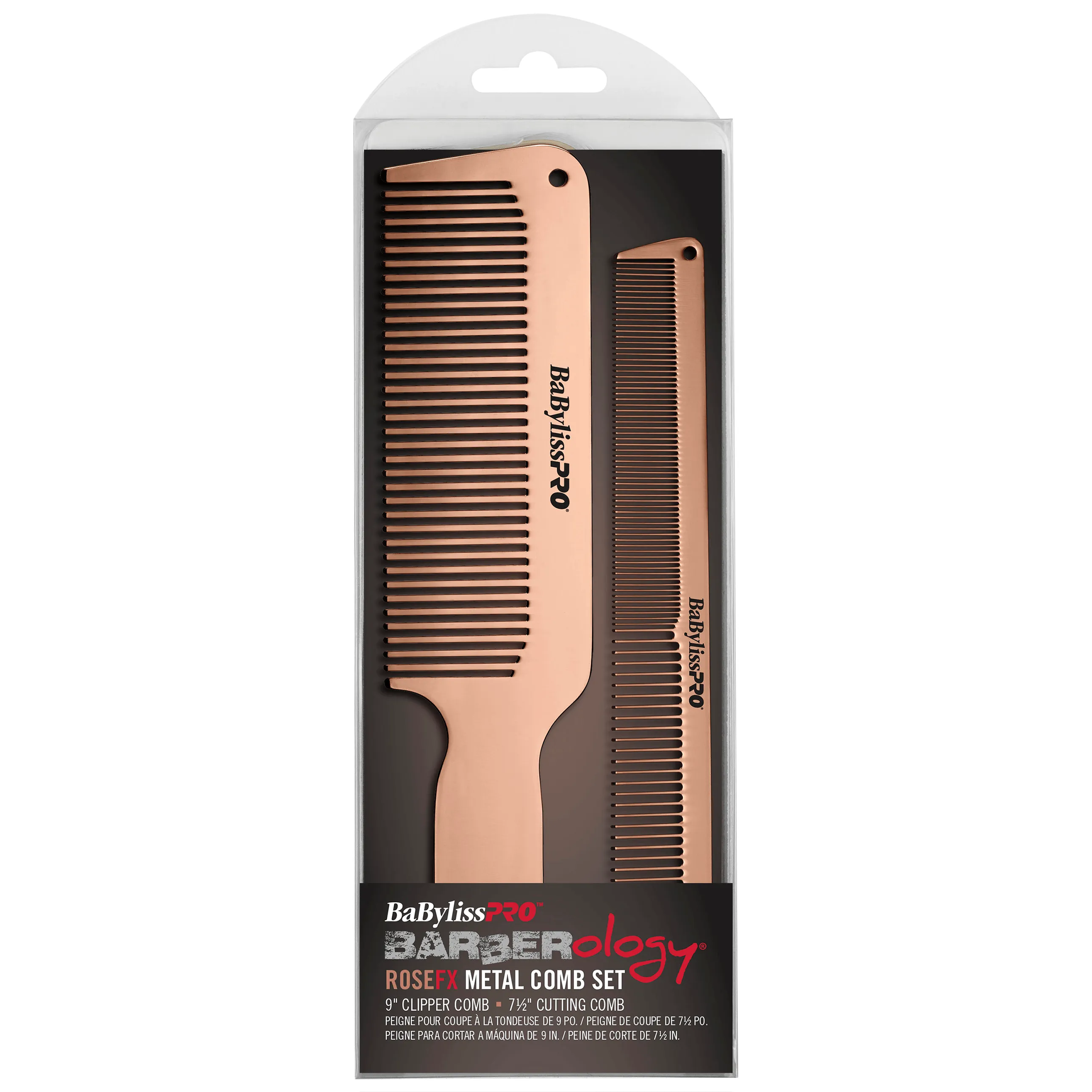Babyliss Pro Barberology Rosefx Metal Comb Set