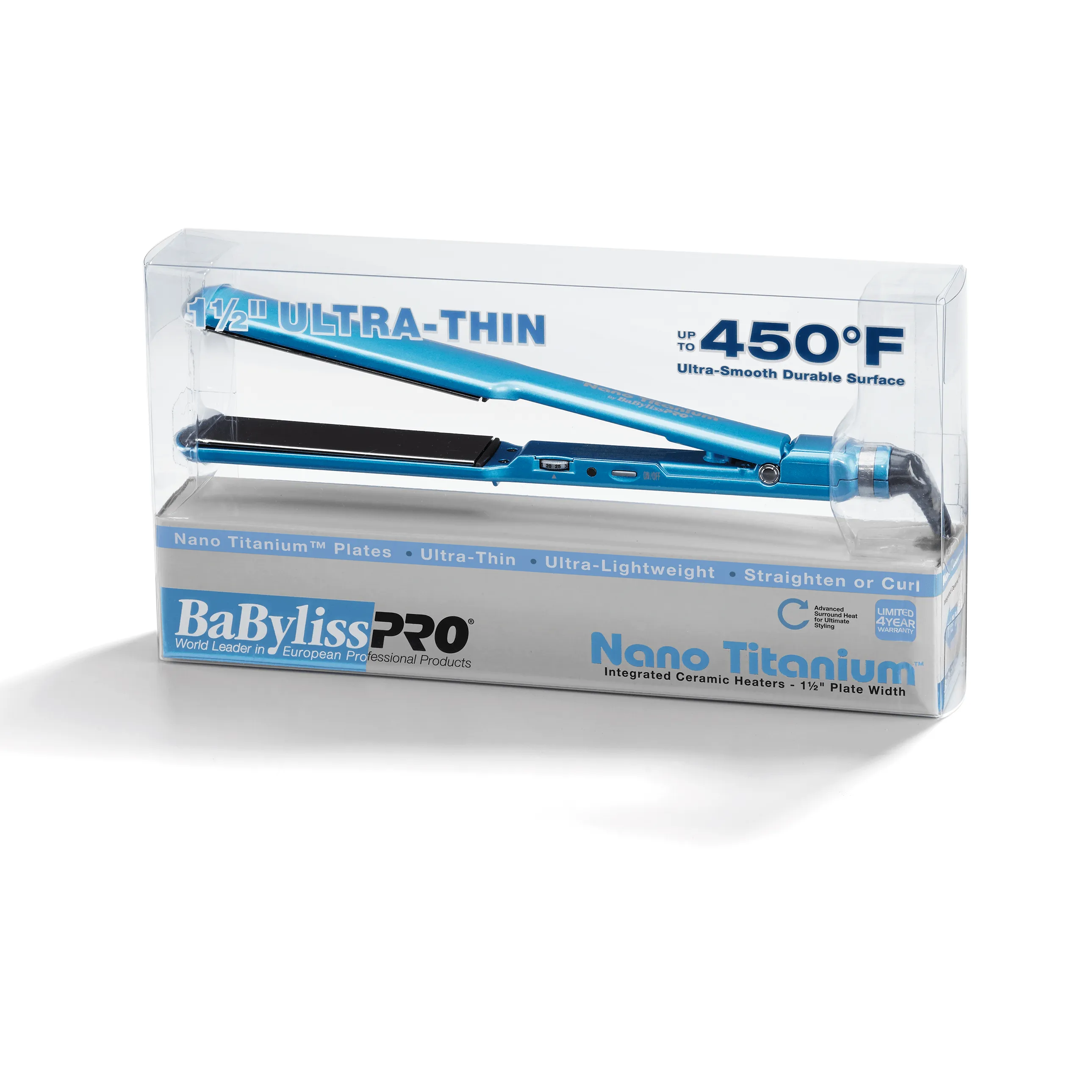 BaBylissPRO Nano Titanium 1½" Ultra-Thin Straightener
