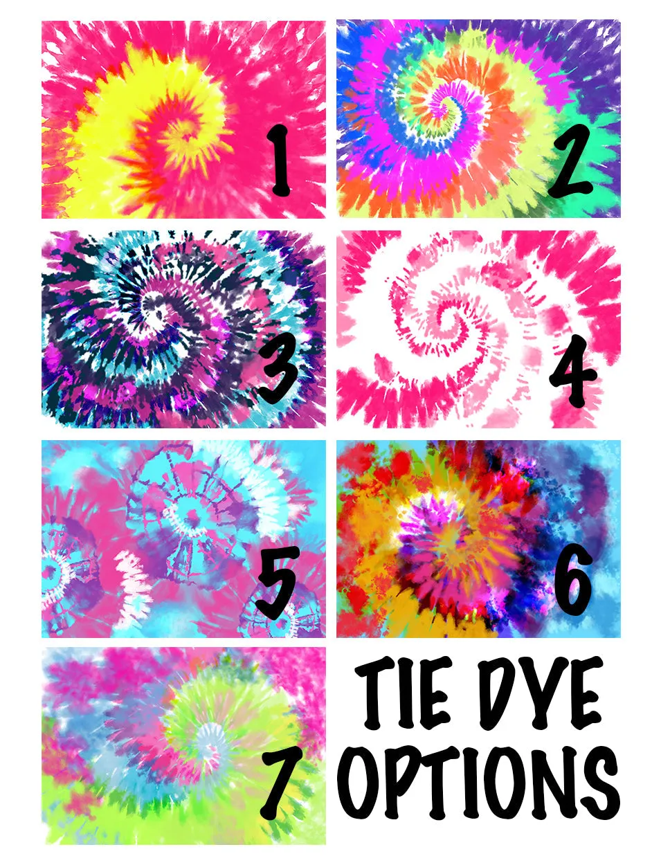 Baseball Cooling Towel with Tie Dye Background