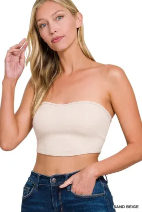 Beige Tube Bra