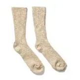 BIRKENSTOCK COTTON SLUB SOCK (BEIGE/WHITE)