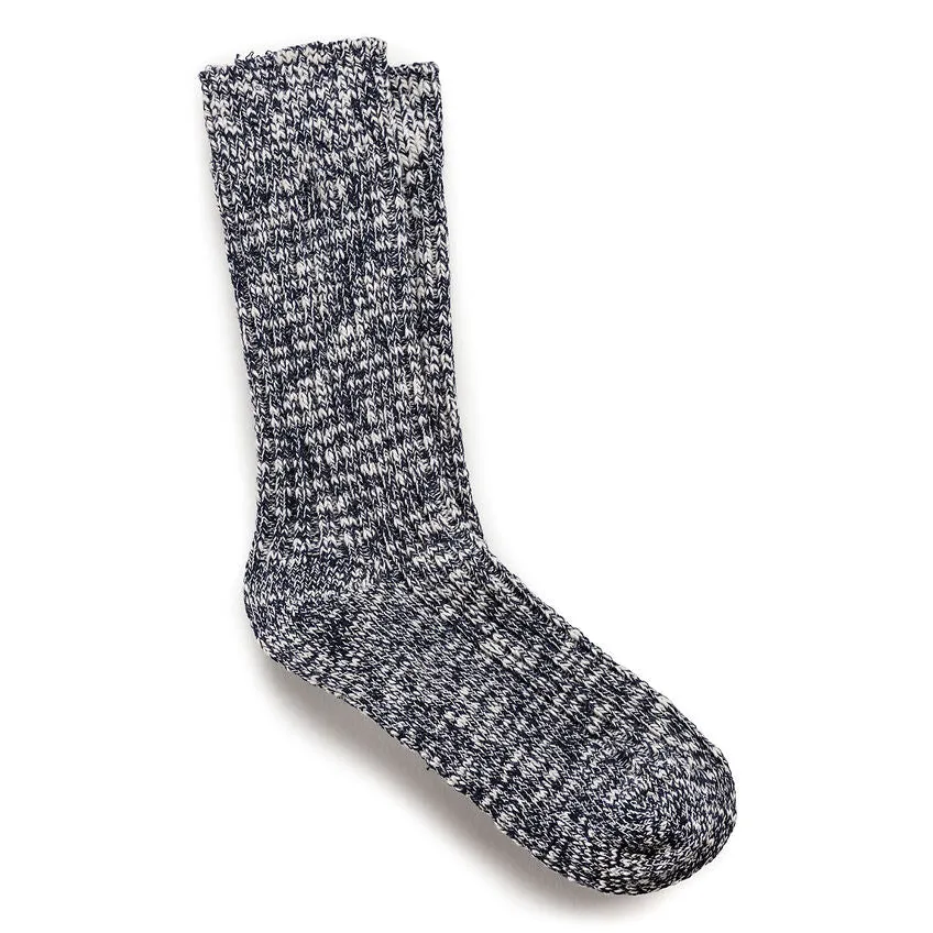 BIRKENSTOCK COTTON SLUB SOCKS (BLUE/WHITE)