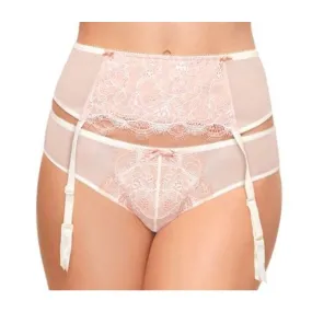 b.tempt'd 948261 by Wacoal b.sultry Garter Belt M/L Vanilla Ice Peach Beige