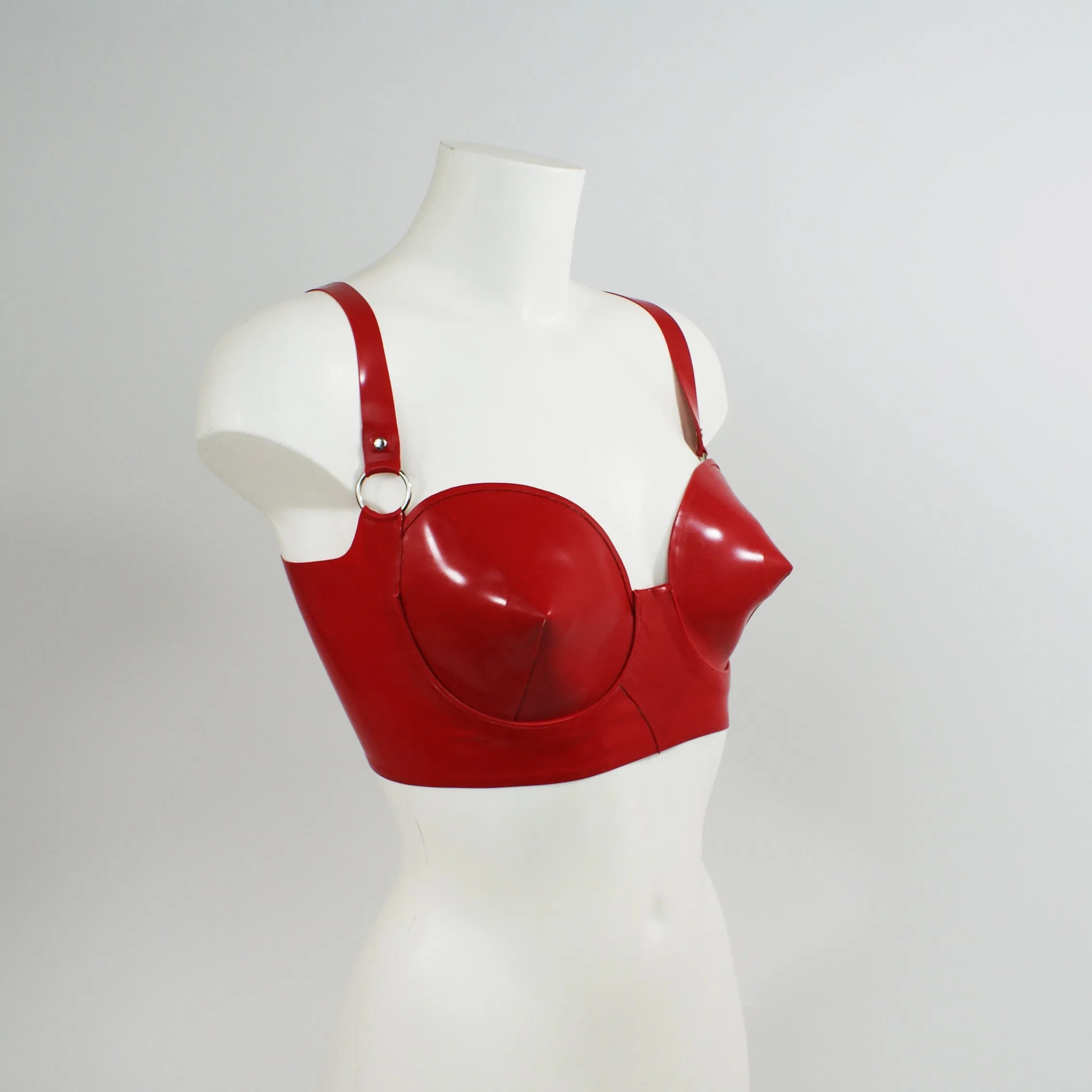 Classic Latex Cone Bra v2