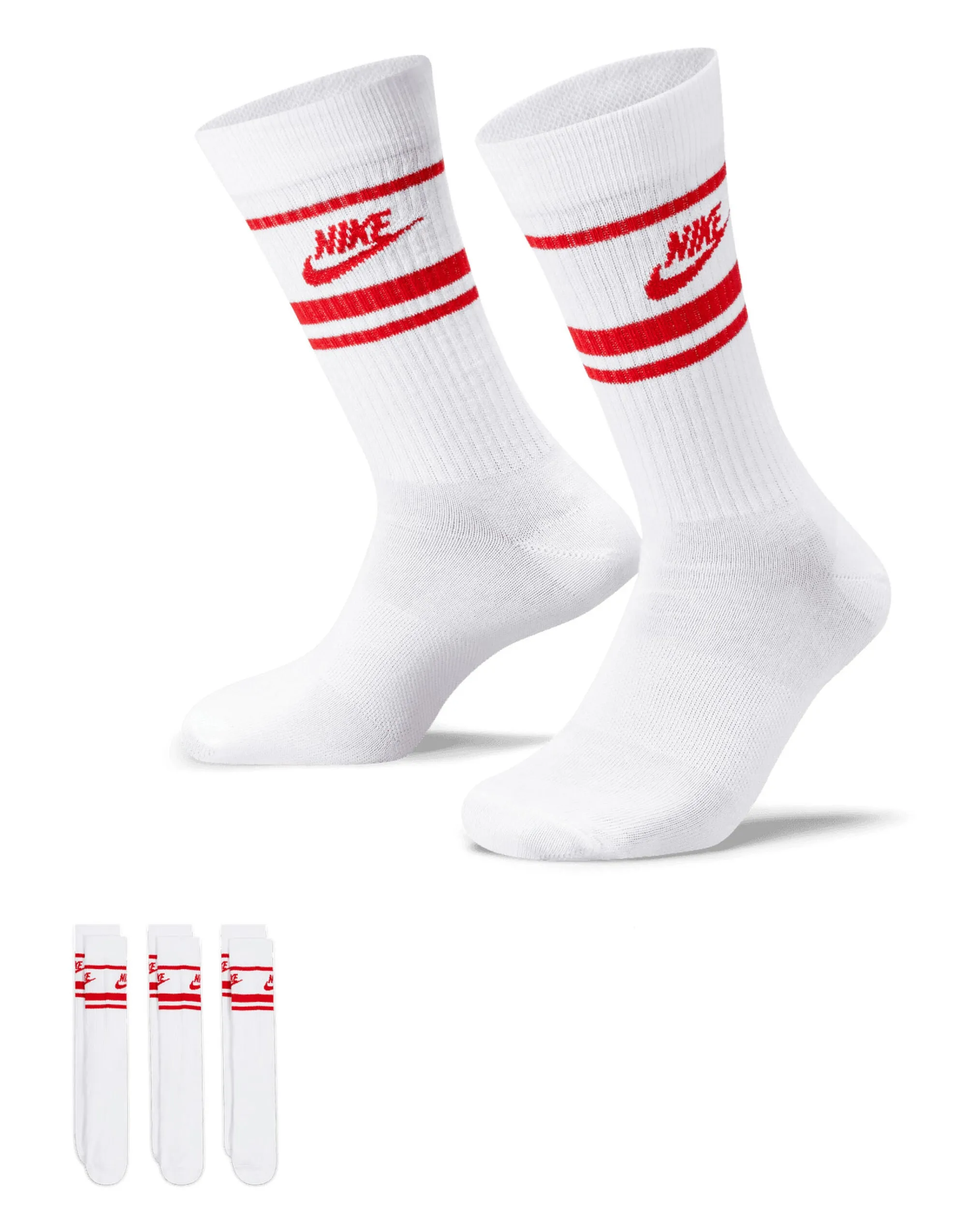 DX5089 Nike Everyday Crew Socks Stripes (3 PR)