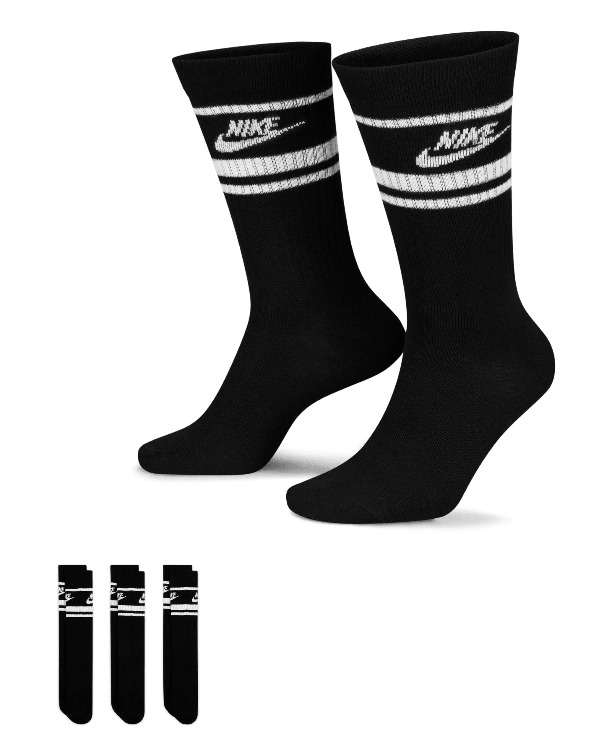 DX5089 Nike Everyday Crew Socks Stripes (3 PR)