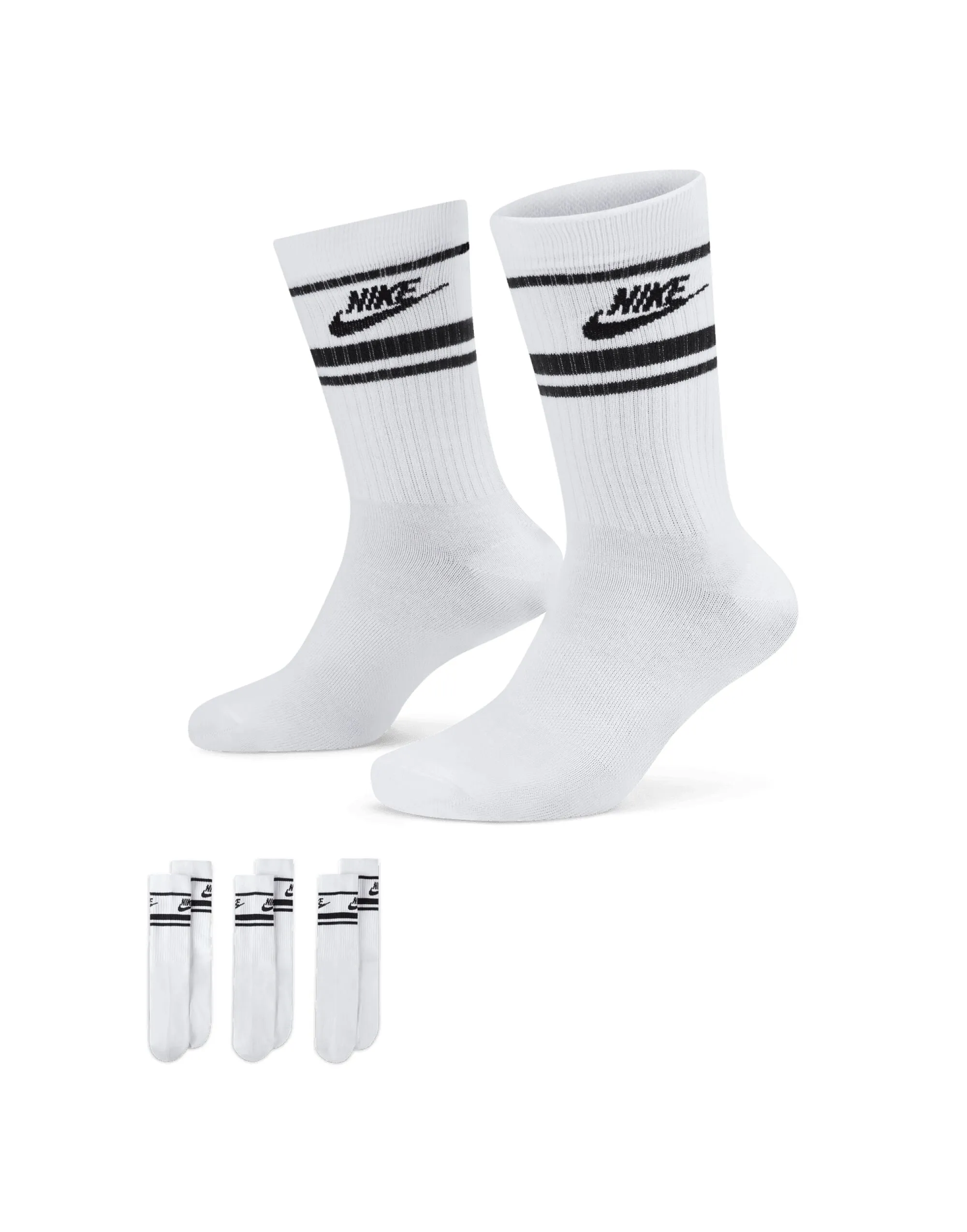 DX5089 Nike Everyday Crew Socks Stripes (3 PR)