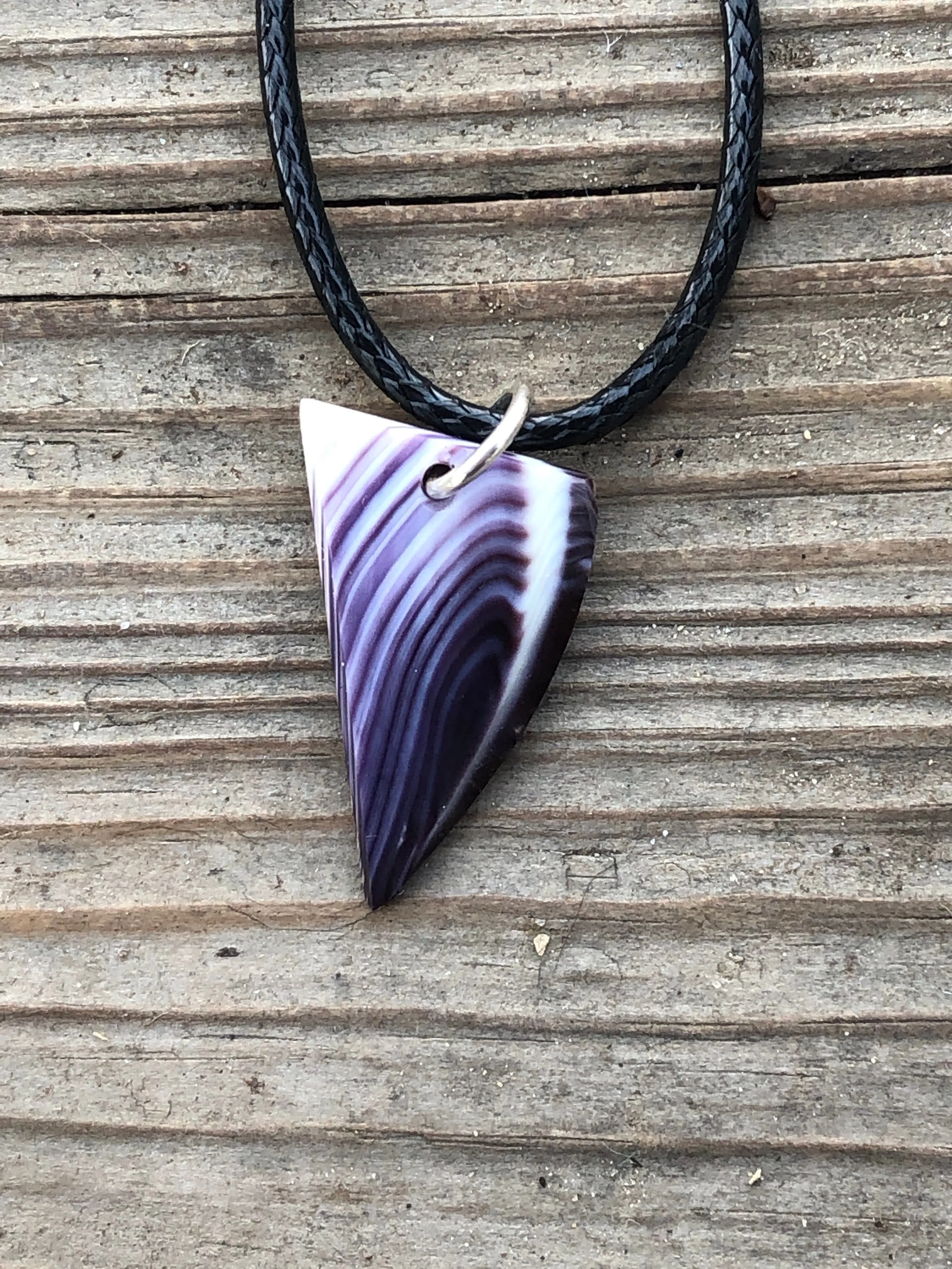 Free Form Wampum  necklace