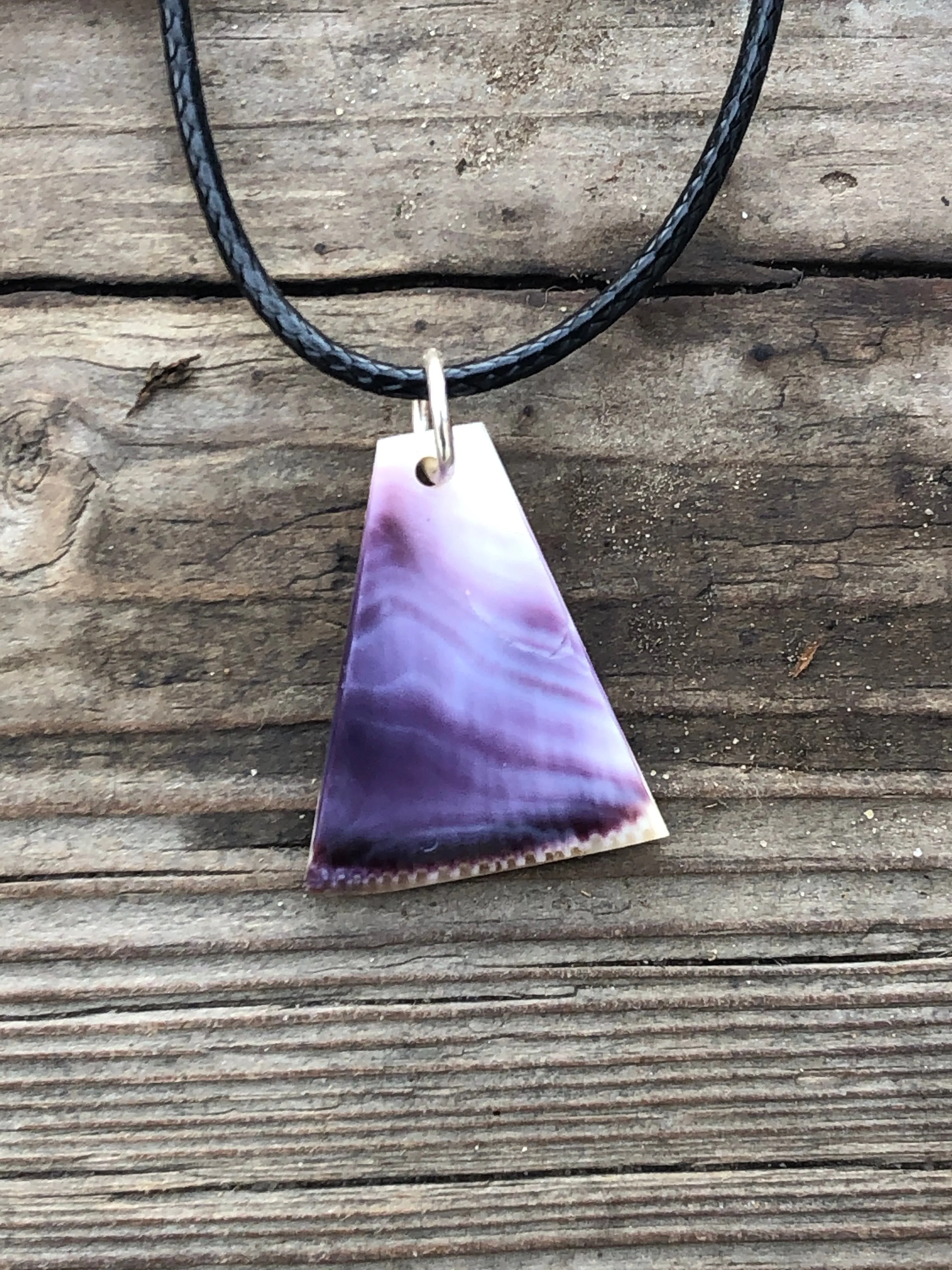 Free Form Wampum  necklace