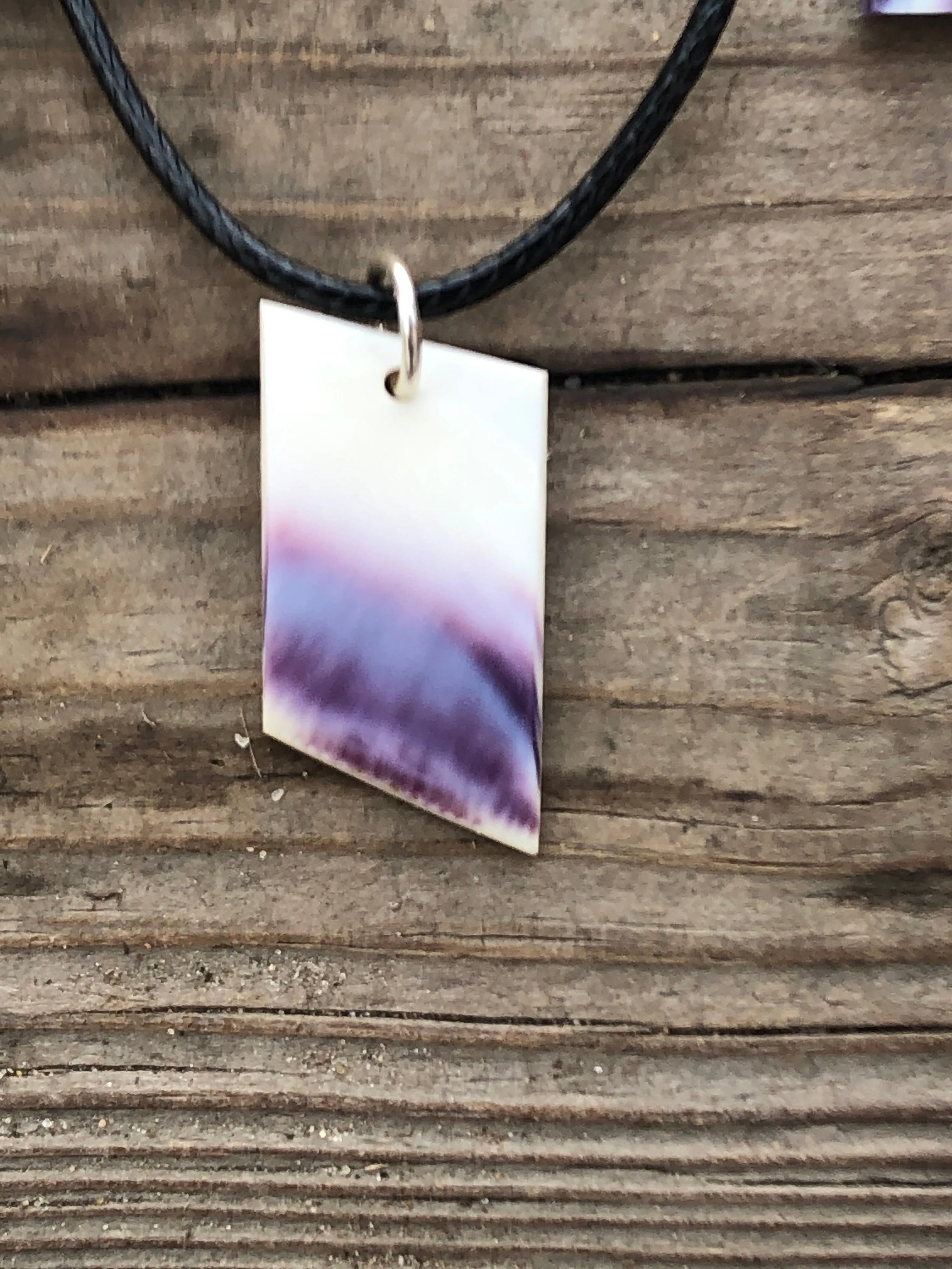 Free Form Wampum  necklace