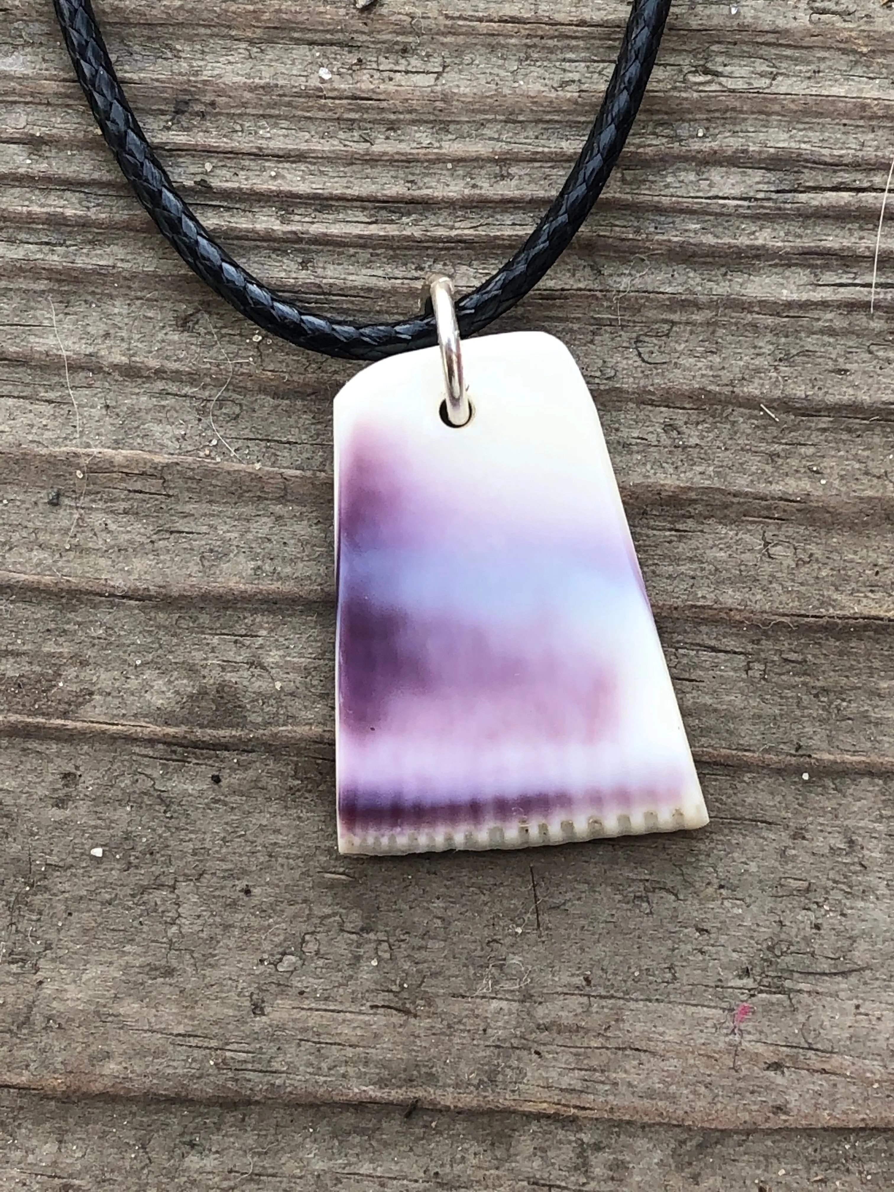 Free Form Wampum  necklace