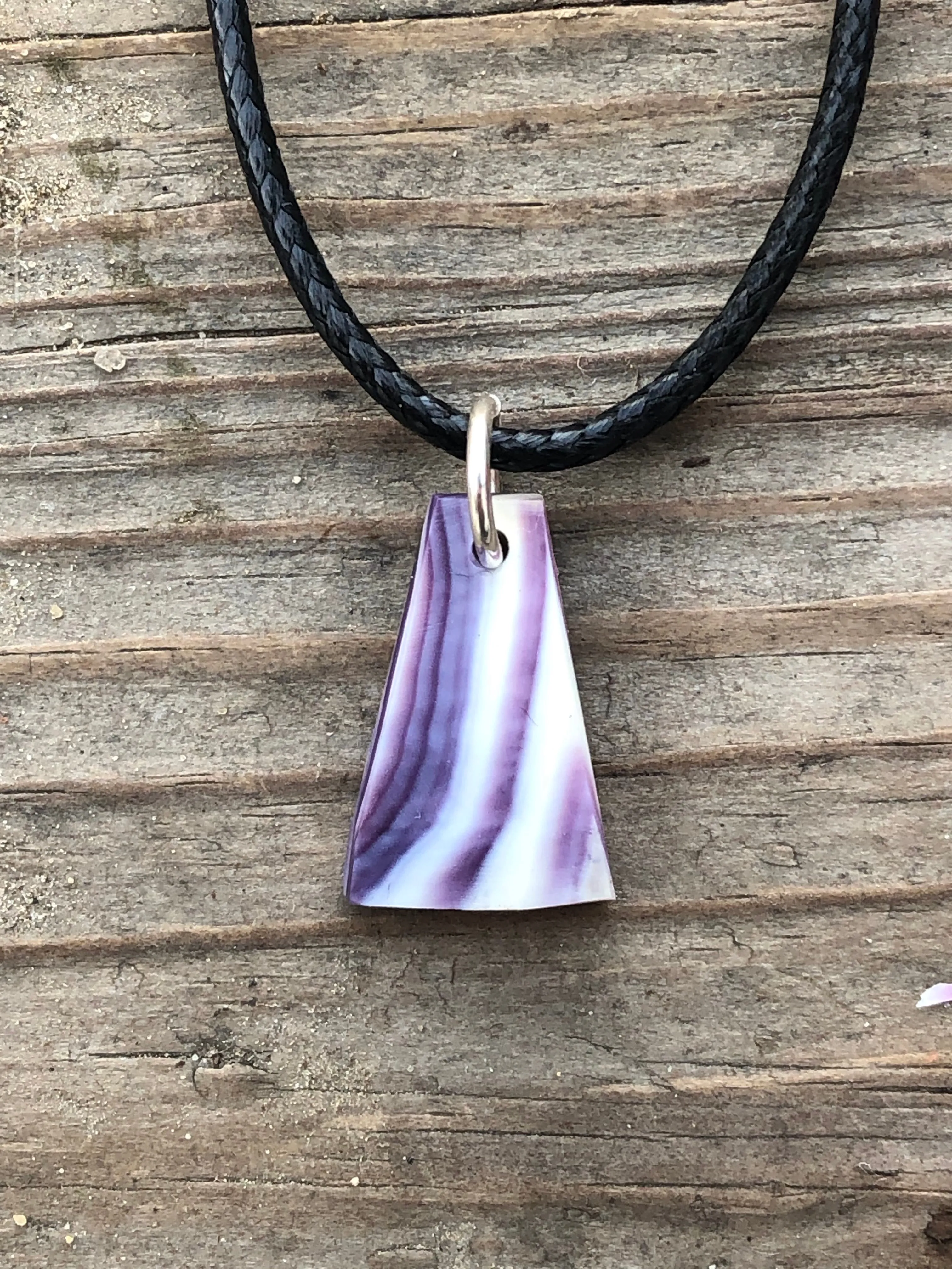 Free Form Wampum  necklace