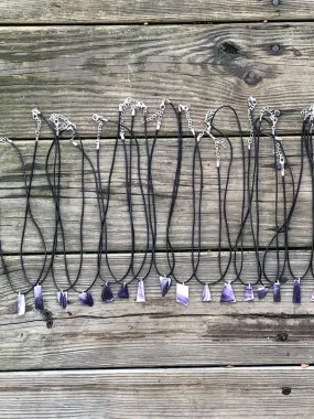 Free Form Wampum  necklace