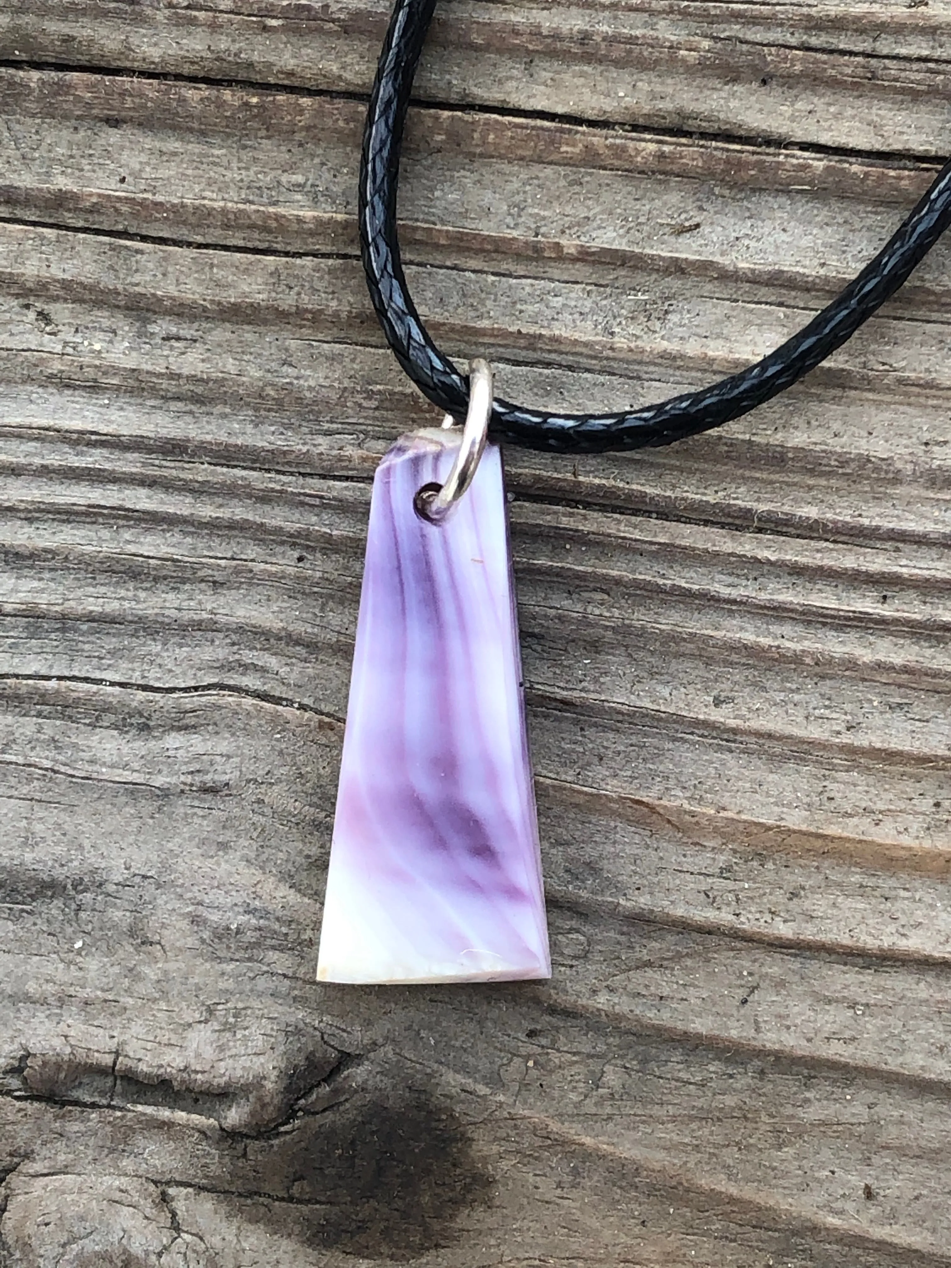 Free Form Wampum  necklace