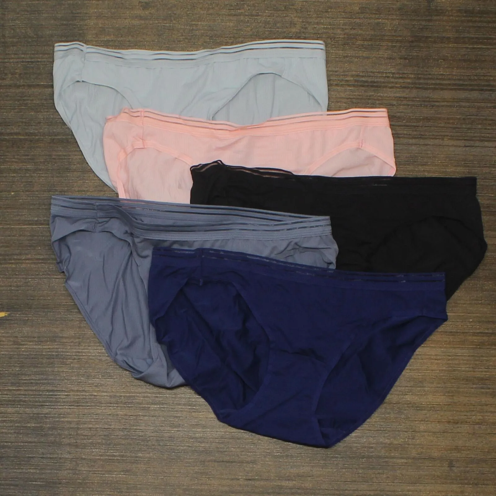 Hanes Premium Women's 5pk Lightweight Mesh Bikini Underwear Colors May Vary M