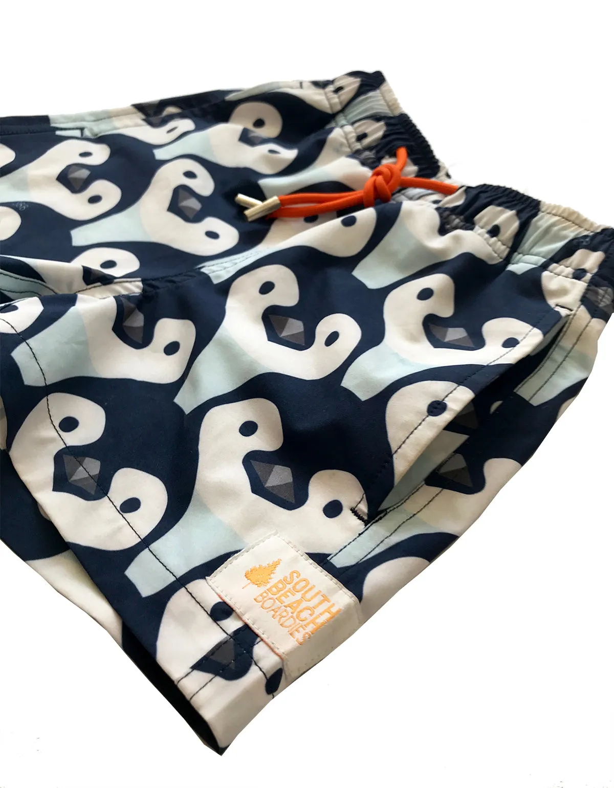 Kids Stretchy Trunks: Penguin Parade