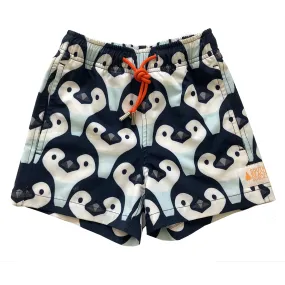 Kids Stretchy Trunks: Penguin Parade