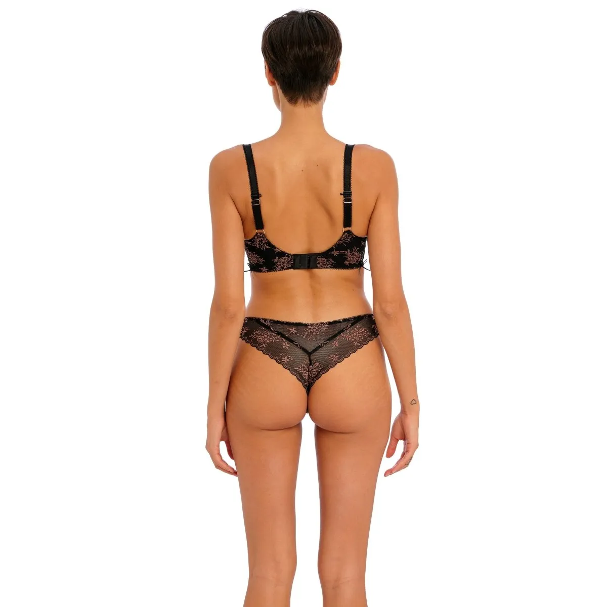 Offbeat Decadence Side Support Bra Black AA402501BLK