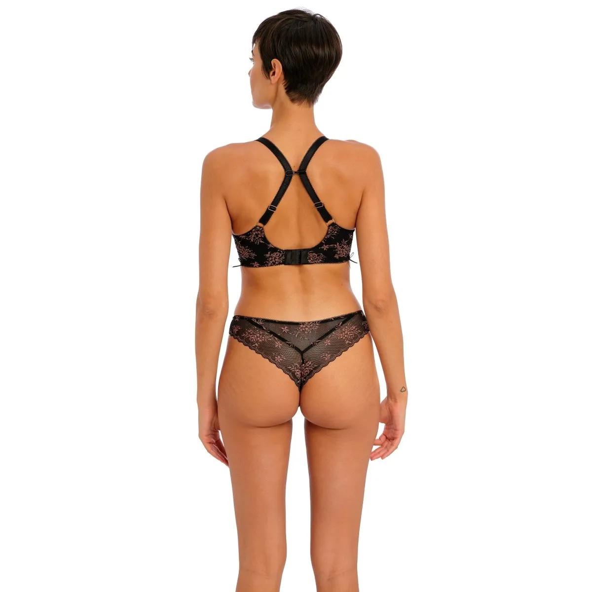 Offbeat Decadence Side Support Bra Black AA402501BLK