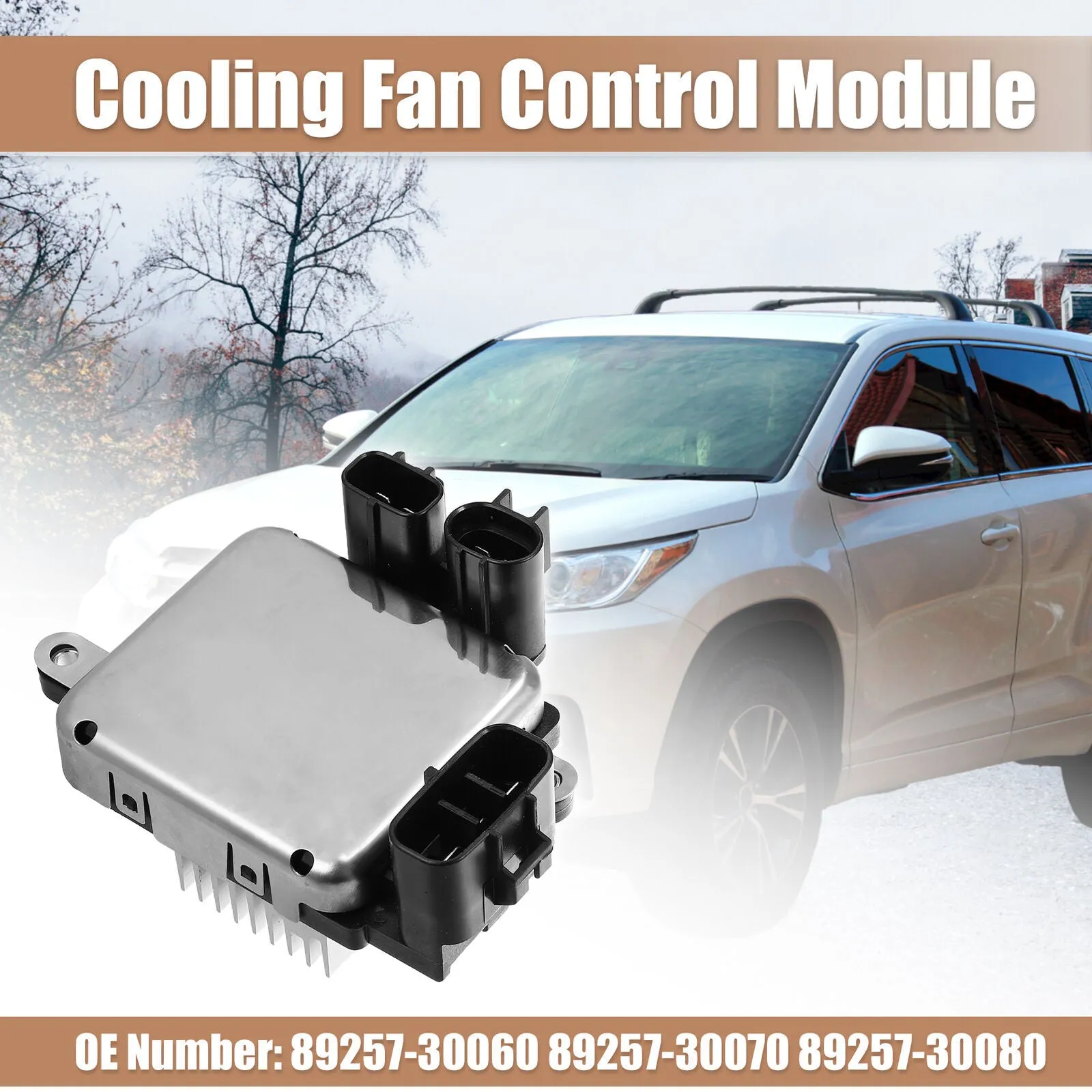 Radiator Cooling Fan Computer Control Module Unit Engine Cooling