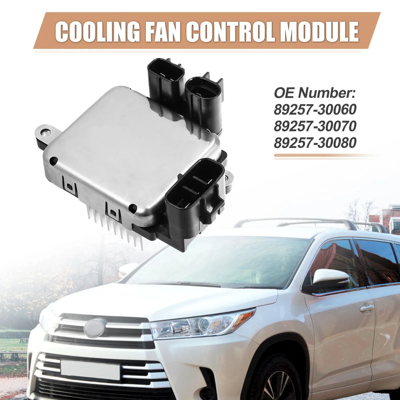 Radiator Cooling Fan Computer Control Module Unit Engine Cooling