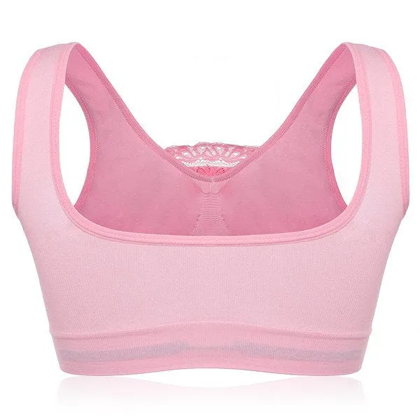Seamless Wire-Free Lace Bras