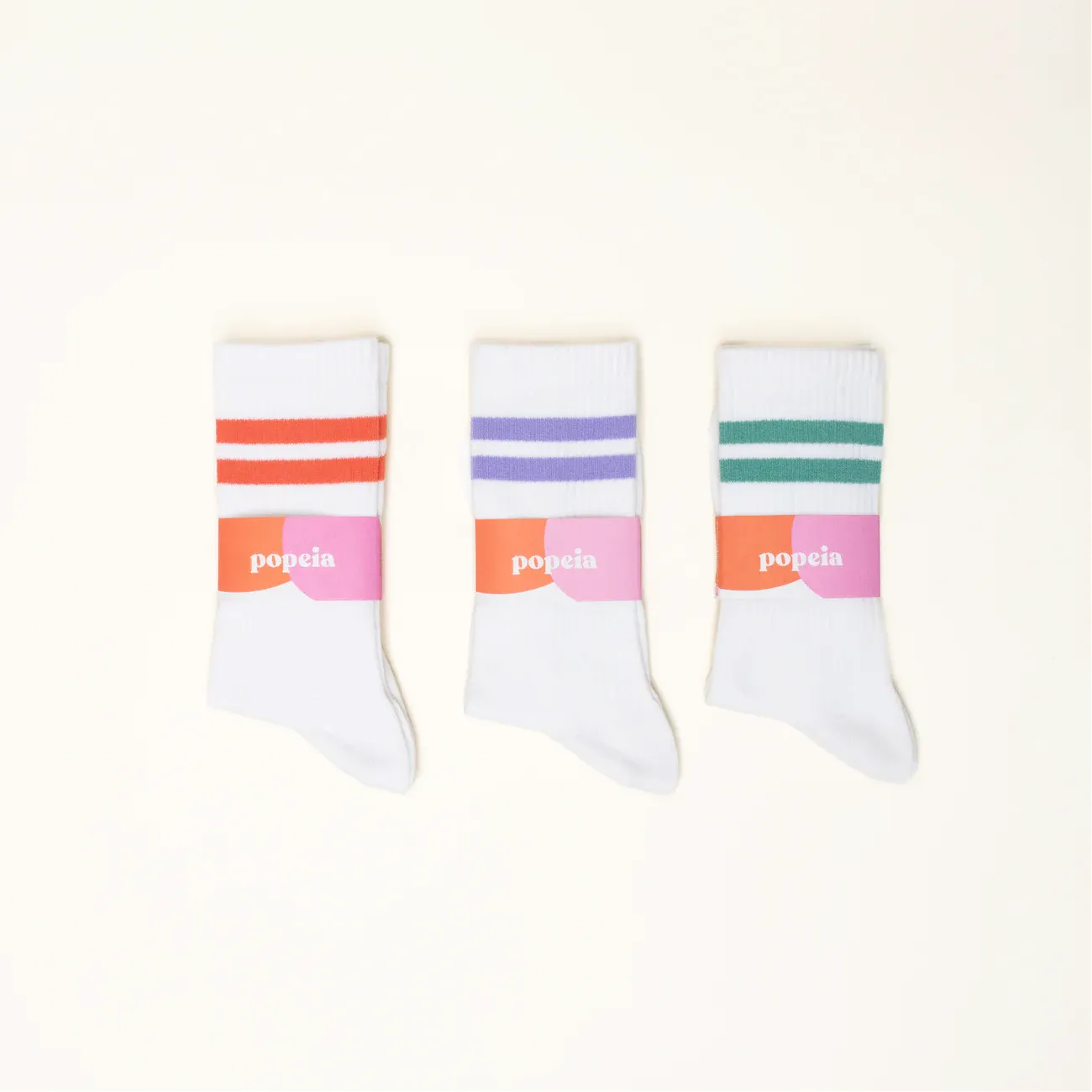 The Tennis Socks with Stripes – As a set of 3 – Save 10% Off