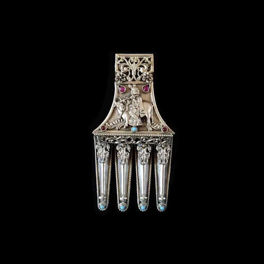 Uniquely Shaped Lord Krishna Pendant